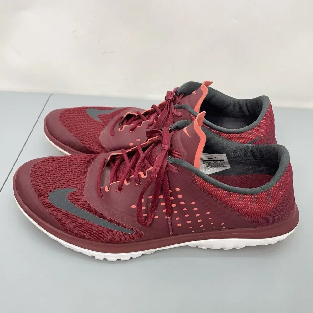 Nike FS Lite‎ Run 2 Sneakers Shoes Running Training Athletic Red Mens 13